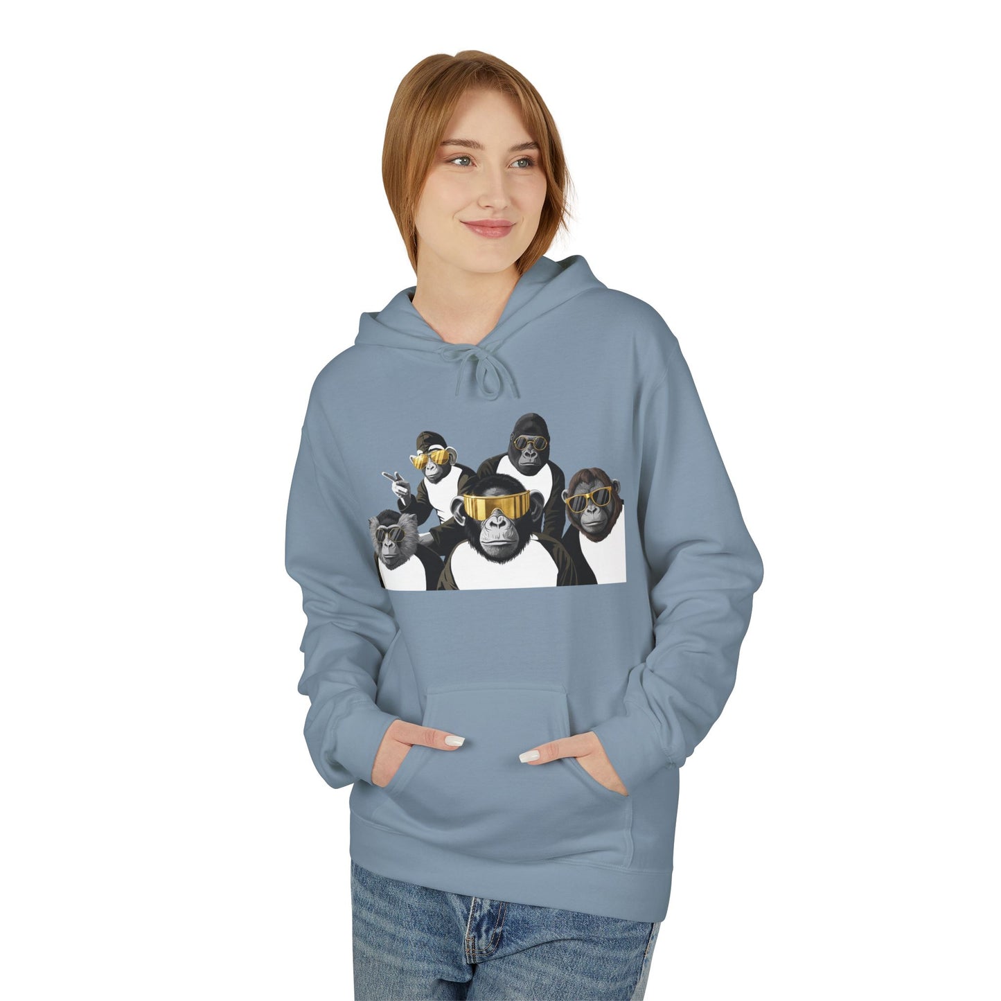 Unisex Midweight Softstyle Fleece Hoodie - The Bad Touch