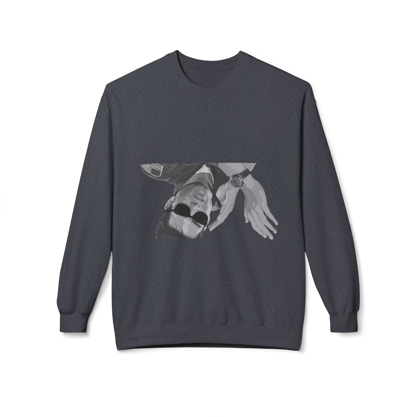 Unisex Midweight Softstyle Fleece Crewneck Sweatshirt - I Was Inverted