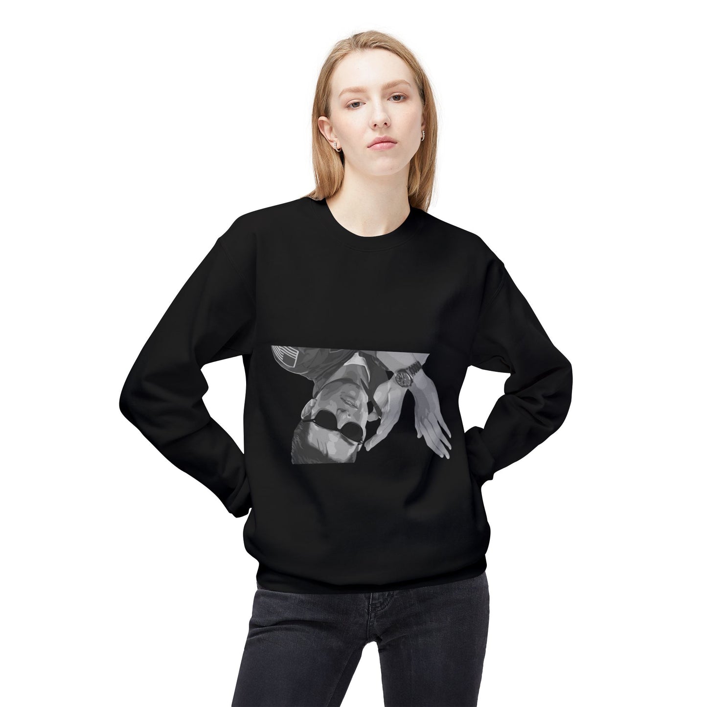 Unisex Midweight Softstyle Fleece Crewneck Sweatshirt - I Was Inverted
