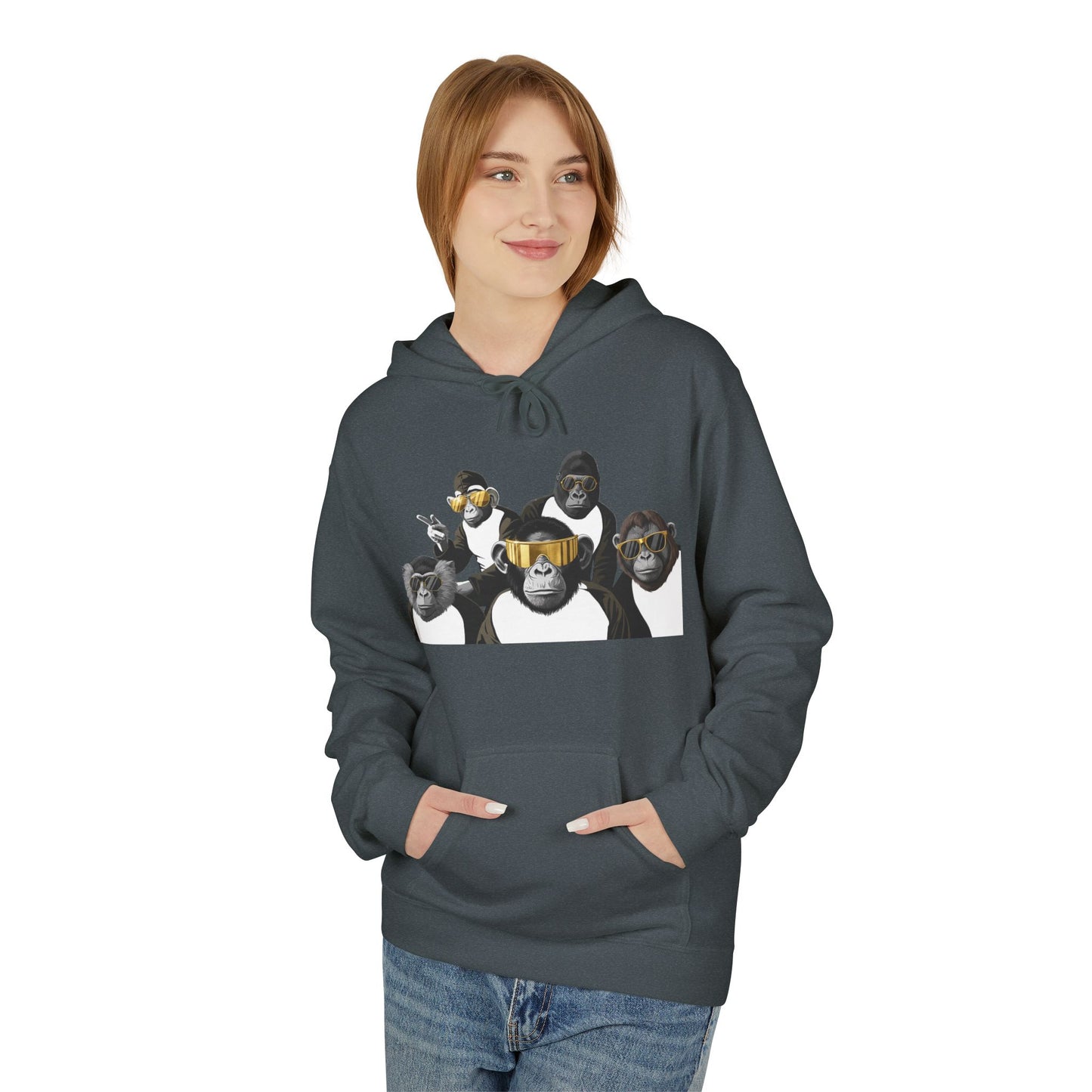 Unisex Midweight Softstyle Fleece Hoodie - The Bad Touch