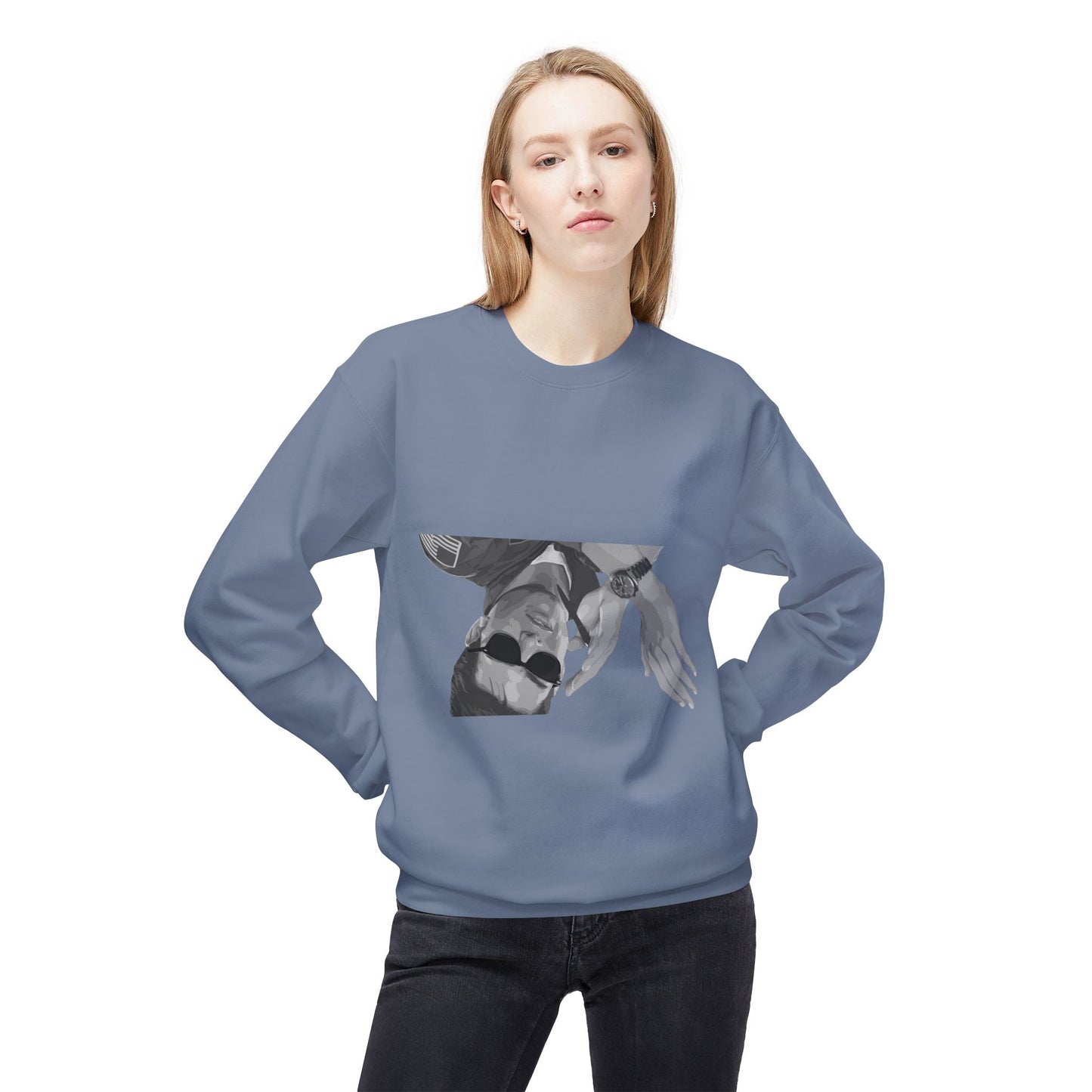Unisex Midweight Softstyle Fleece Crewneck Sweatshirt - I Was Inverted