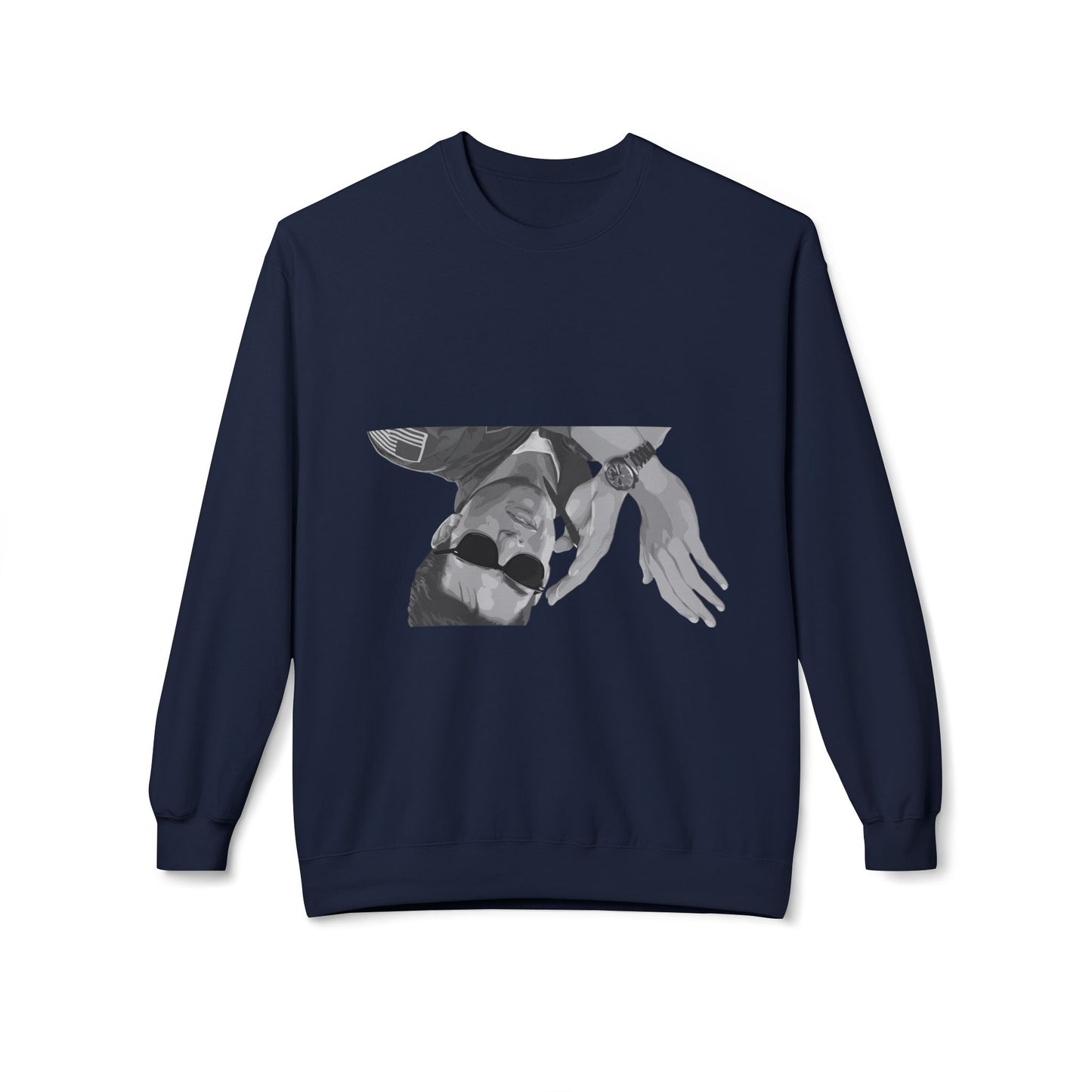 Unisex Midweight Softstyle Fleece Crewneck Sweatshirt - I Was Inverted