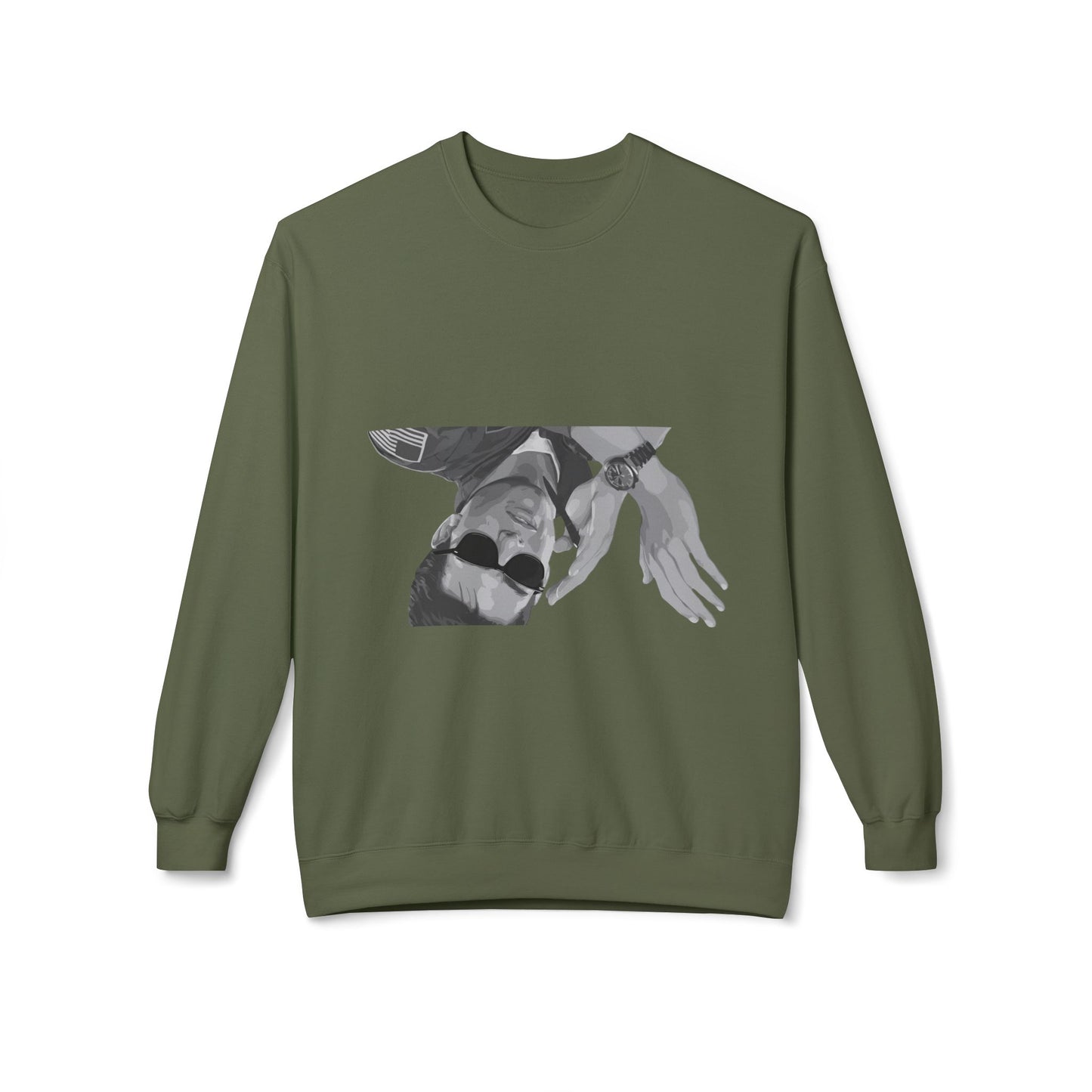 Unisex Midweight Softstyle Fleece Crewneck Sweatshirt - I Was Inverted