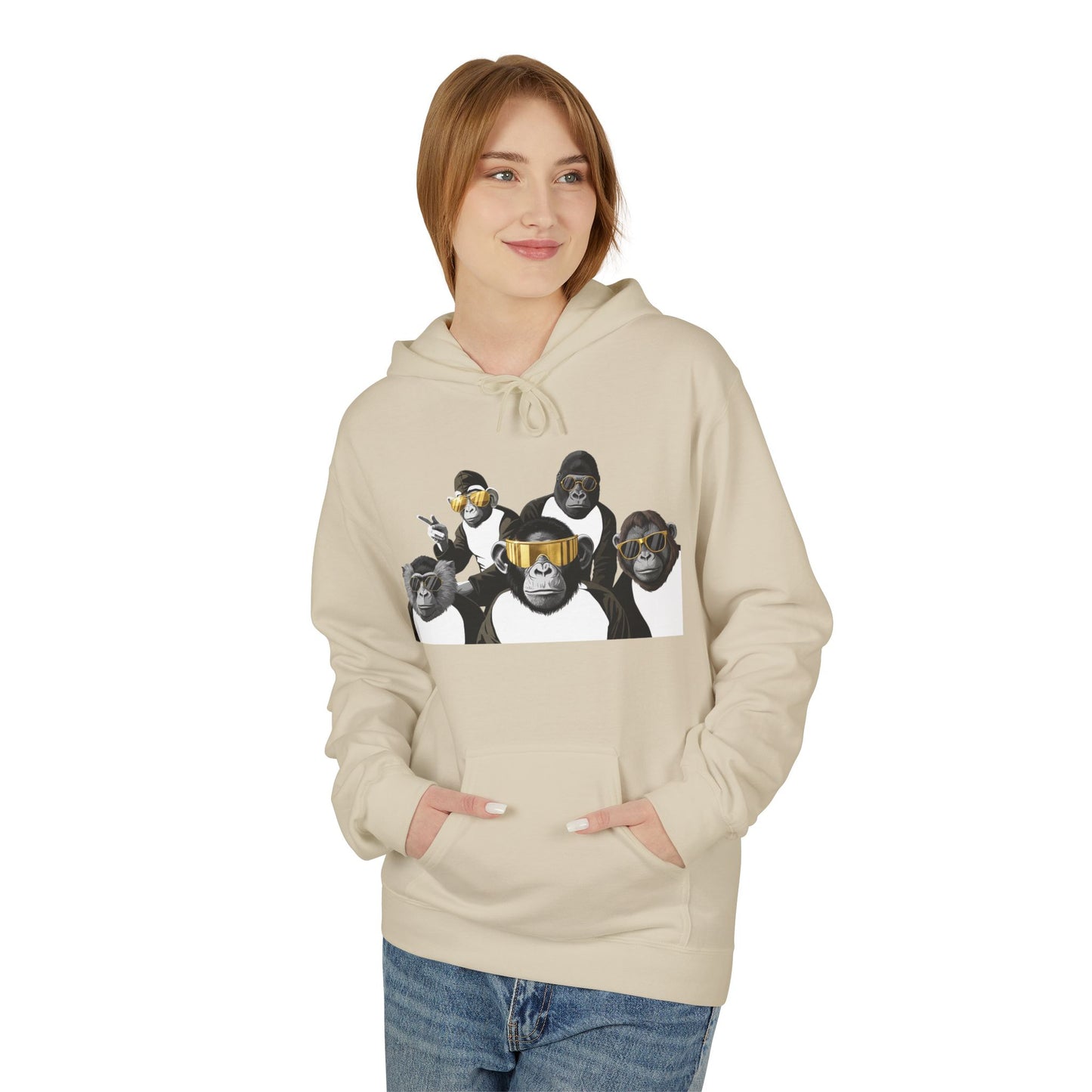Unisex Midweight Softstyle Fleece Hoodie - The Bad Touch