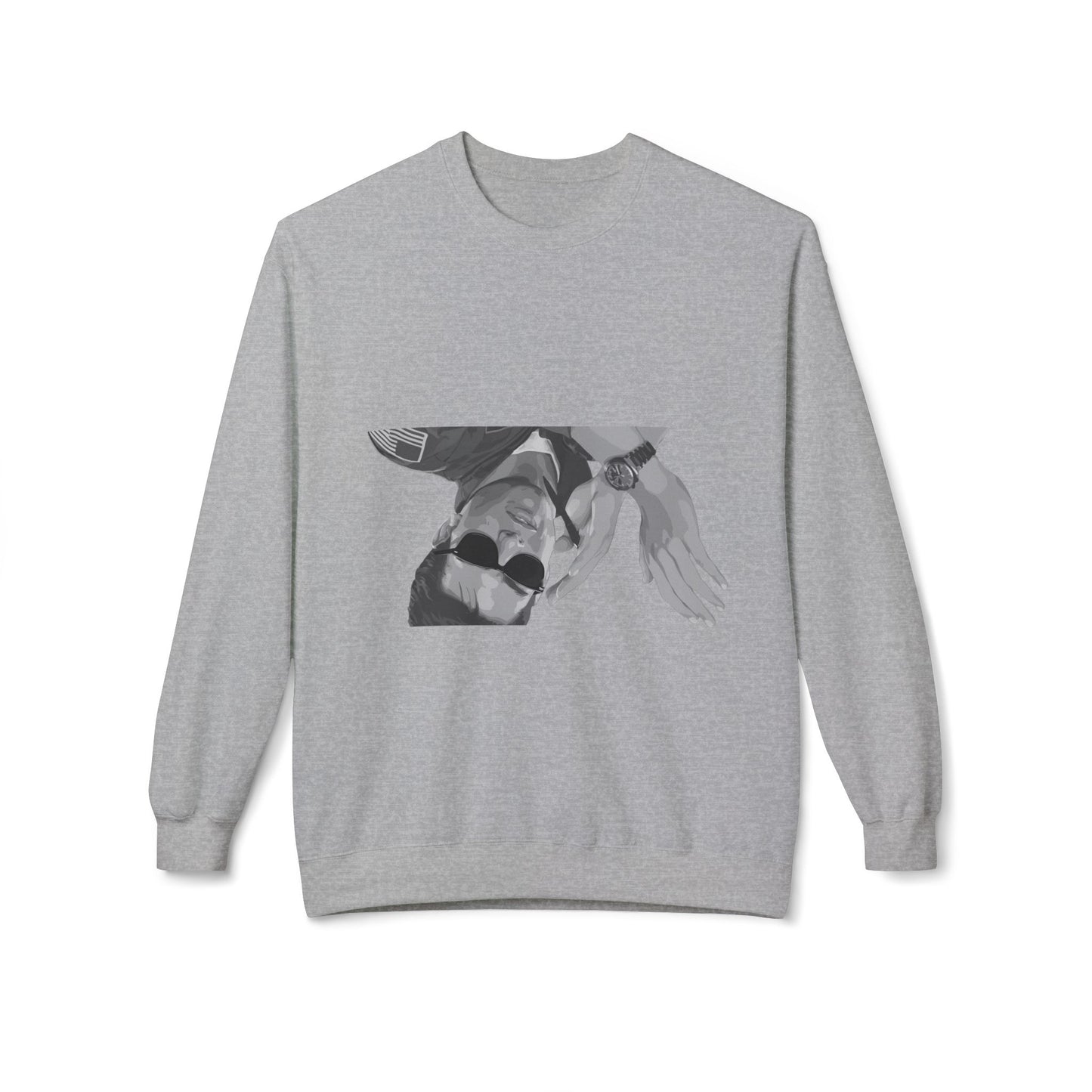 Unisex Midweight Softstyle Fleece Crewneck Sweatshirt - I Was Inverted