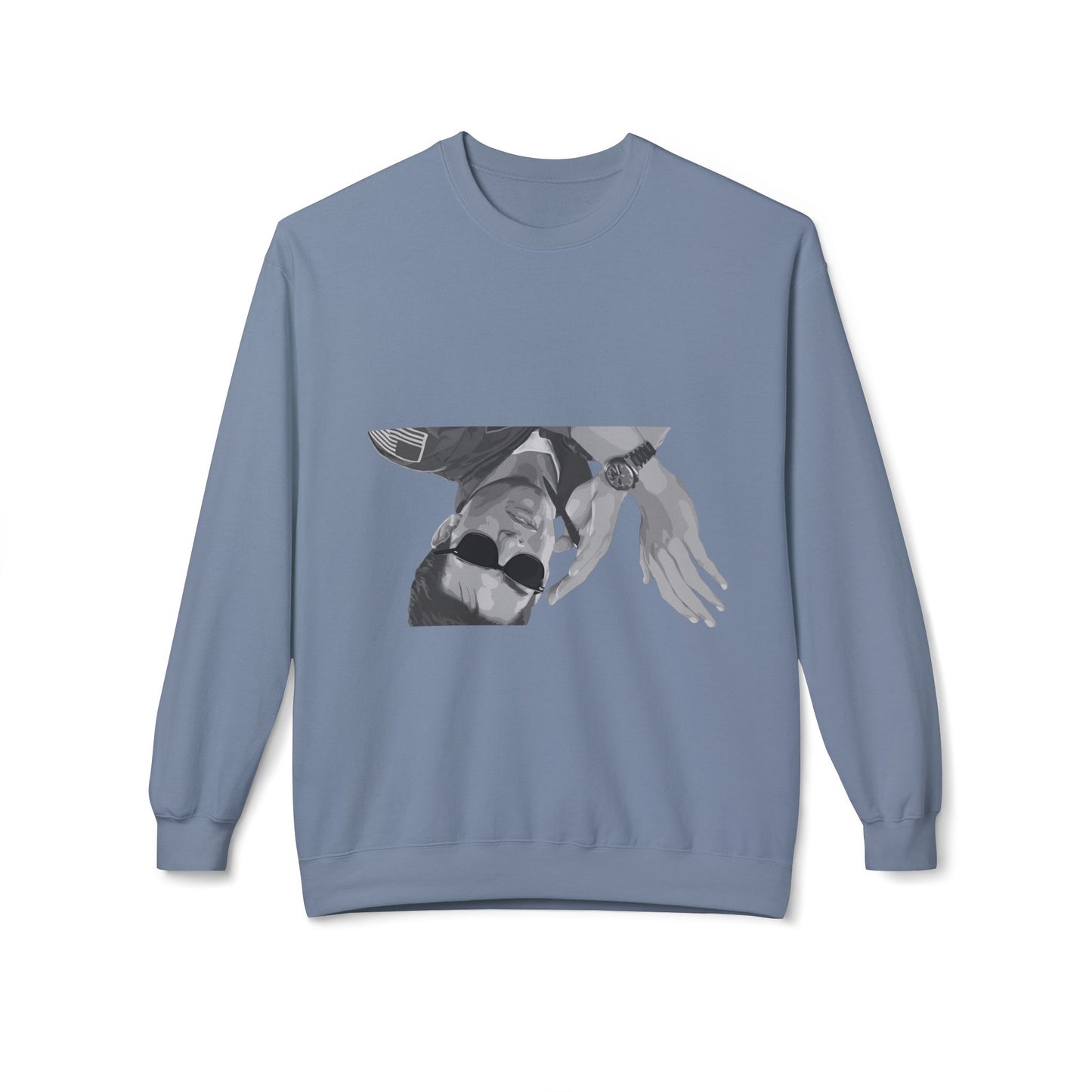 Unisex Midweight Softstyle Fleece Crewneck Sweatshirt - I Was Inverted