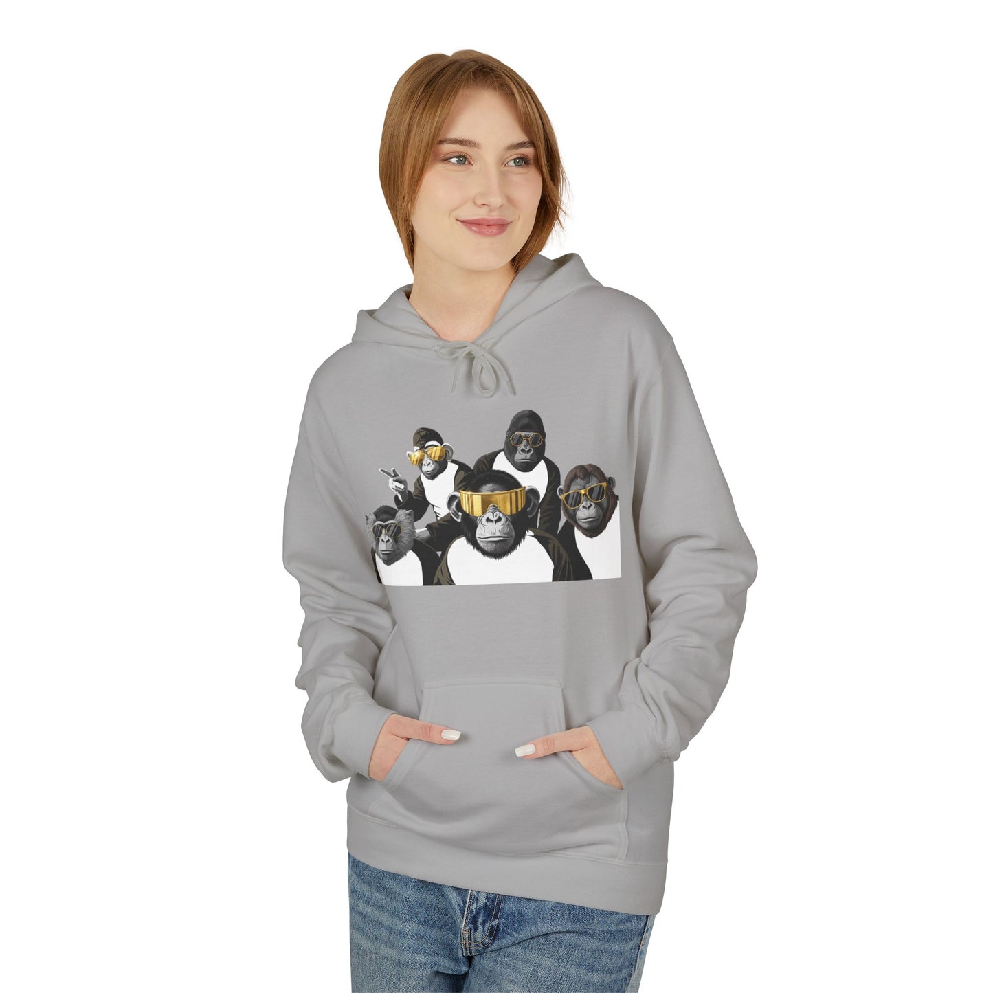 Unisex Midweight Softstyle Fleece Hoodie - The Bad Touch